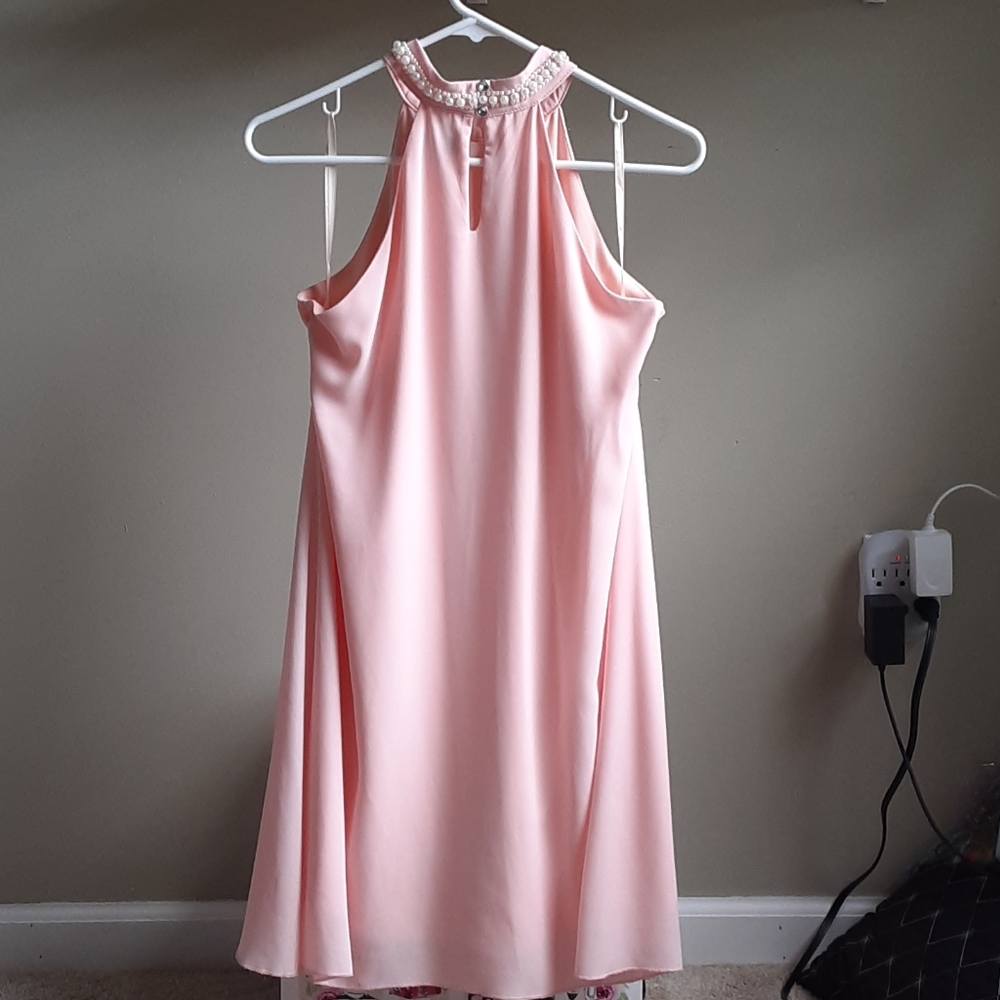 Halter Chiffon Dress - Picture 3 of 6